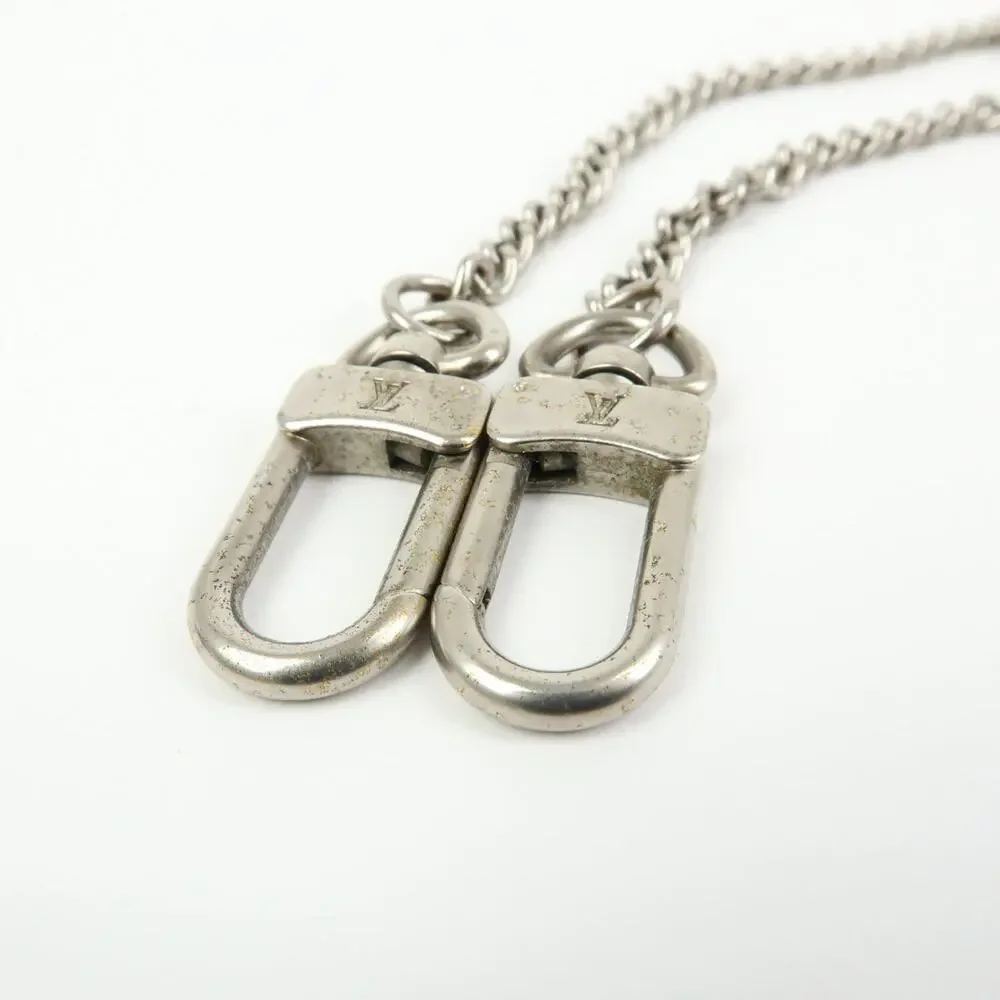 7071 - Louis Vuitton Metal Key Chain Strap Silver
